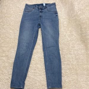 H&M ultra high waisted jeans